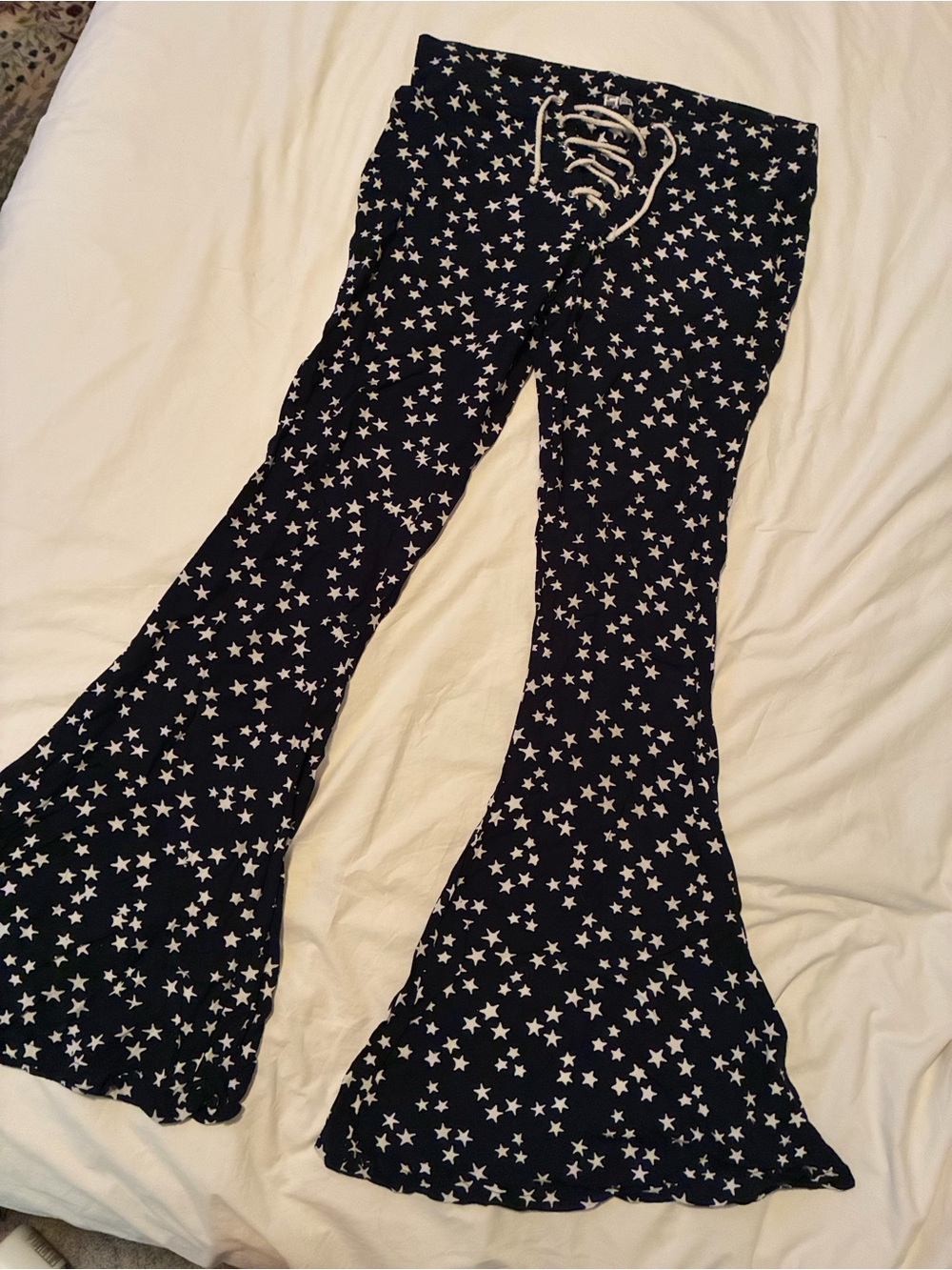 Lenni The Label Star Print Bell-Bottom Pants